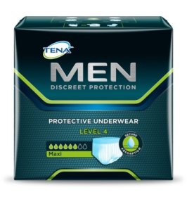 MUTANDINA ASSORBENTE MASCHILE TENA MEN LIVELLO 4 TAGLIA LARGE 10 PEZZI