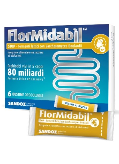 FLORMIDABIL STOP 6 BUSTINE OROSOLUBILI 1,5 G