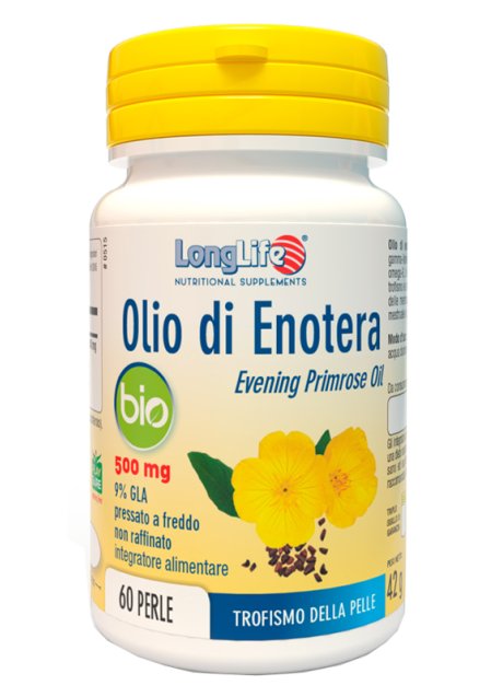 LONGLIFE OLIO ENOTERA BIO 60 PERLE 500 MG