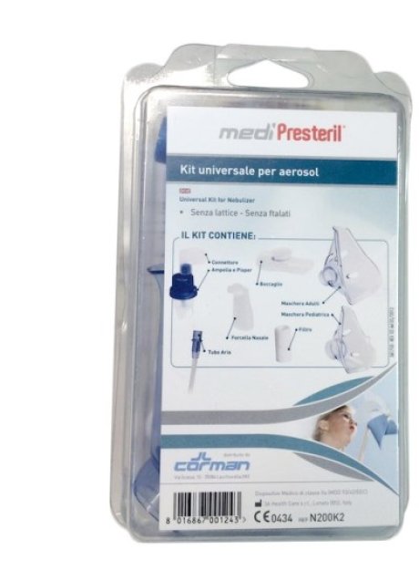KIT NEBULIZZAZIONE MEDIPRESTERIL UNIVERSALE