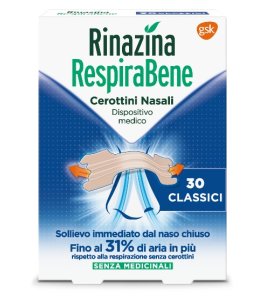 RINAZINA RESPIRABENE CEROTTI NASALI CLASSICI CARTON 30 PEZZI