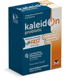 KALEIDON PROBIOTIC FAST BIANCO NATURALE 10 BUSTE OROSOLUBILI