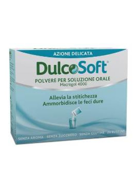 DULCOSOFT POLVERE PER SOLUZIONE ORALE 20 BUSTINE