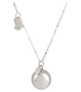 ARGENTOE' COLLANA BOLA ANGELO