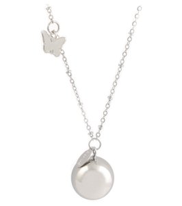 ARGENTOE' COLLANA BOLA FARFAL