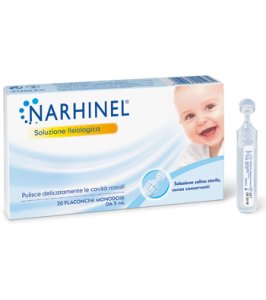 SOLUZIONE FISIOLOGICA PER ASPIRATORE NASALE NARHINEL 20 FIALE X 5 ML BIPACK
