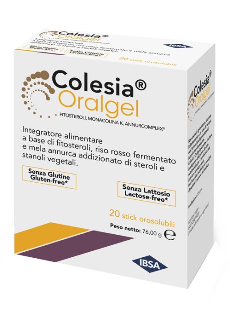 COLESIA ORALGEL 20 STICKS