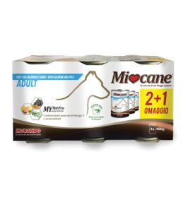 MIOCANE PATE' TRIS SALM/FARRO