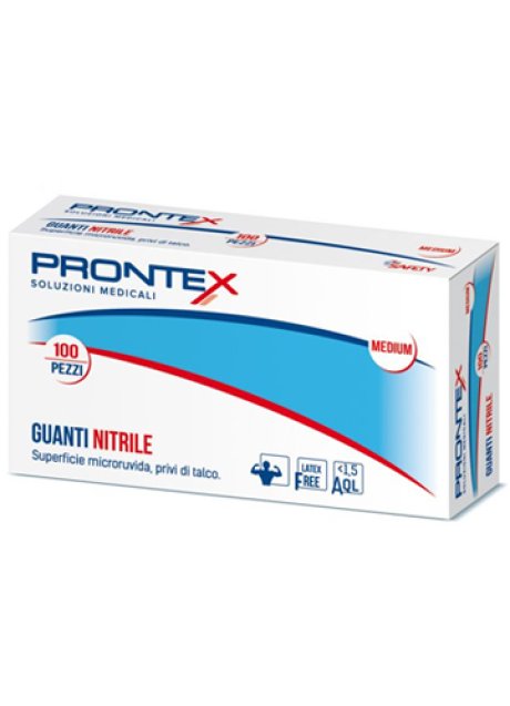 PRONTEX GUANTO IN NITRILE SENZA POLVERE PICCOLO 6/7 100 PEZZI