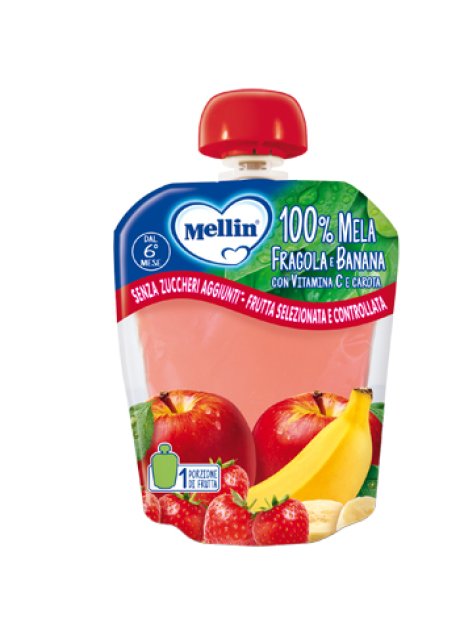 MELLIN POUCH MELA/FRAG/BANAN 90G MELLIN POUCH MELA/FRAG/BANAN 90G