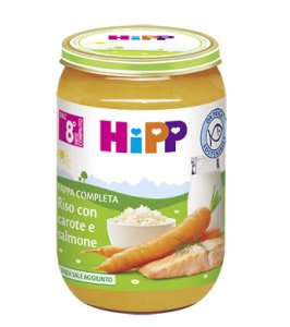 HIPP RISO CAROTE/SALMONE 220G
