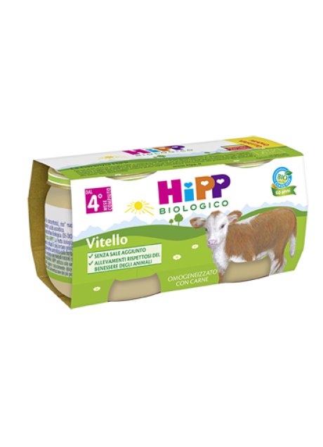 HIPP BIO OMOG VITELLO 2X80G
