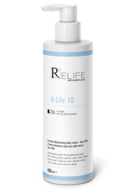 U-LIFE 10 CREMA IDRATANTE CORPO PER PELLE SECCA 400 ML