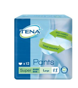 PANNOLONE PULL UP TENA PANTS SUPER TAGLIA LARGE 12 PEZZI