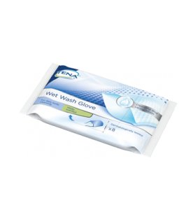 TENA WET WASH GLOVE 8PZ 1116