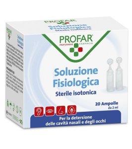 PROFAR SOLUZIONE FISIOLOGICA STERILE ISOTONICA 5 ML 20 AMPOLLE