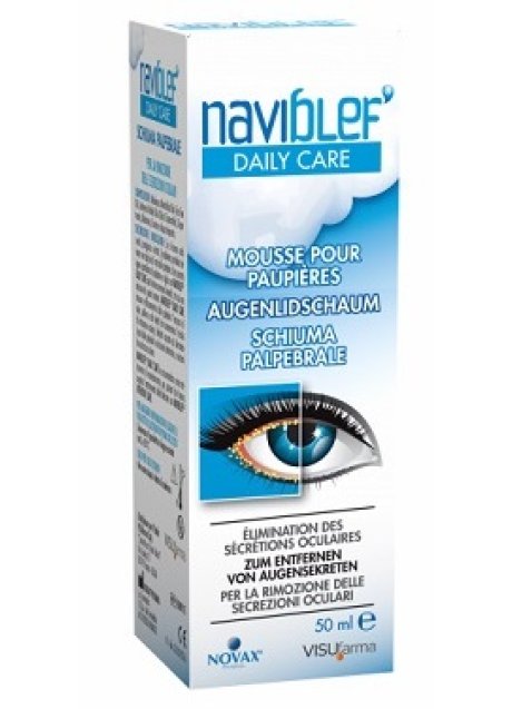 NAVIBLEF DAILY CARE SCHIUMA PER RIMOZIONE SECREZIONI OCULARIDA PALPEBRE E CIGLIA 50 ML NAVIBLEF DAILY CARE SCHIUMA PER RIMOZIONE SECREZIONI OCULARIDA PALPEBRE E CIGLIA 50 ML