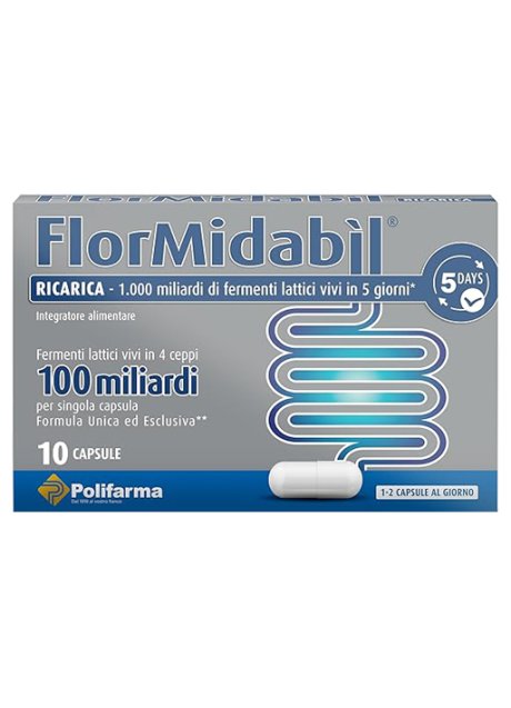 FLORMIDABIL RICARICA 10 CAPSULE