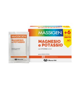 MASSIGEN MAGNESIO E POTASSIO 24 BUSTINE +6 GRATIS