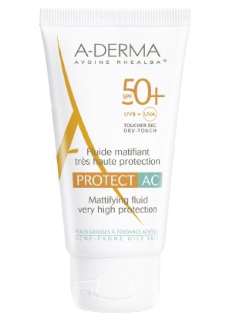 ADERMA A-D PROTECT AC FLUIDO MAT 50+ 40 ML