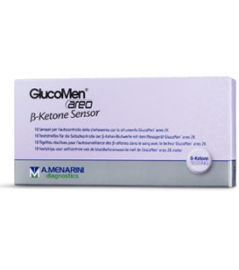 STRISCE MISURAZIONE CHETONEMIA GLUCOMEN AREO B-KETONE SENSOR10 PEZZI
