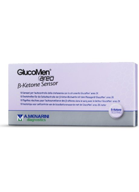 STRISCE MISURAZIONE CHETONEMIA GLUCOMEN AREO B-KETONE SENSOR10 PEZZI