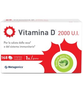 VITAMINA D 2000 UI 168 COMPRESSE MASTICABILI