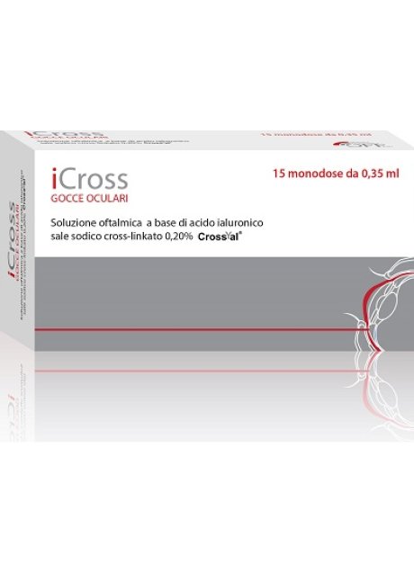 SOLUZIONE OFTALMICA ICROSS 15 MONODOSI DA 0,35 ML SOLUZIONE OFTALMICA ICROSS 15 MONODOSI DA 0,35 ML
