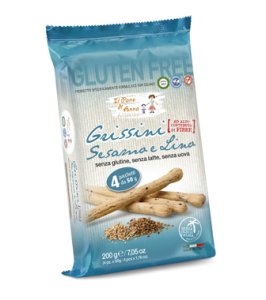 PANE ANNA GRISSINI SESAMO/LINO S