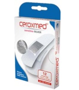 CEROXMED SENSITIVE SILVER MEDI 7,2 CM X 1,9 CM 12 PEZZI