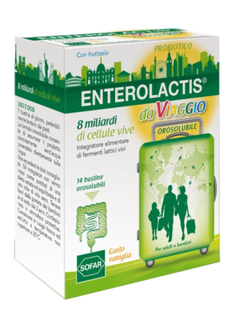 ENTEROLACTIS VIAGGIO 14 BUSTE ENTEROLACTIS VIAGGIO 14 BUSTE
