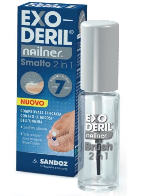 EXODERIL NAILNER TRATTA & COLORA KIT EXODERIL NAILNER SMALTO2 IN 1 E NAILNER SMALTO PER UNGHIE TRASPIRANTE