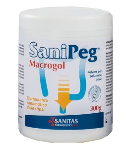 SANIPEG MACROGOL POLVERE PER SOLUZIONE ORALE BARATTOLO 300 G