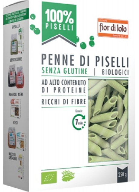 PENNE PISELLI VERDI S/GL 250G