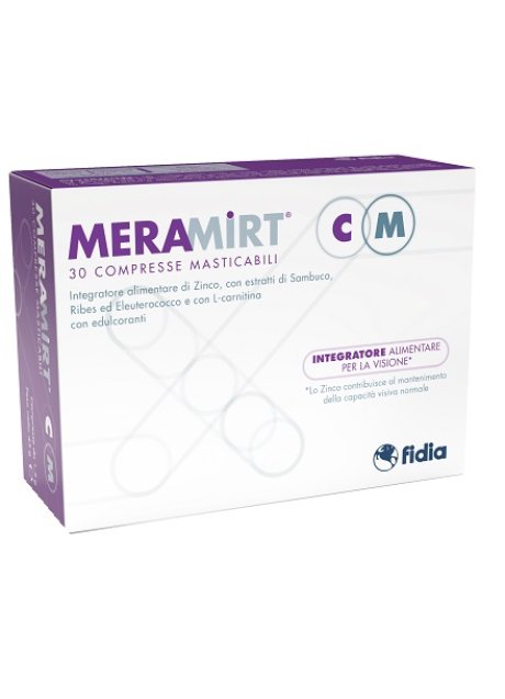 MERAMIRT CM 30 COMPRESSE MASTICABILI