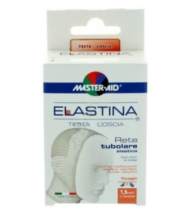 RETE TUBOLARE ELASTICA IPOALLERGENICA MASTER-AID ELASTINA TESTA/COSCIA 1,5 MT IN TENSIONE CALIBRO 6 CM