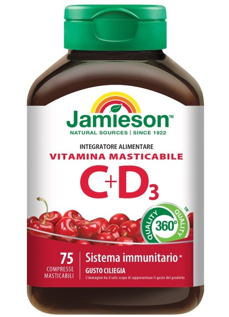 JAMIESON VITAMINA C500+D 75CPR