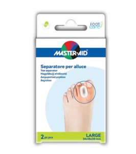 SEPARATORE DITA IN GEL MASTER-AID PER ALLUCE L 2 PEZZI