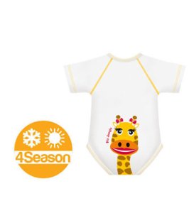 BODY 0/36M BIO COTTON 4SEASON GIRAFFA