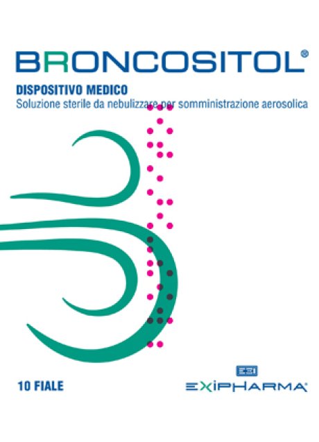 BRONCOSITOL SOLUZIONE STERILE DA NEBULIZZARE PER SOMMINISTRAZIONE AEROSOLICA 10 FIALE 3 ML