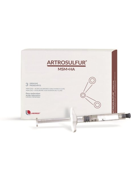 ARTROSULFUR MSM+HA 3SIR PRER