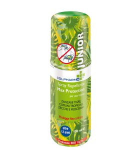 COLPHARMA SPRAY REPELLENTE MAX PROTECTIO JUNIOR DEET 19,50 100 ML