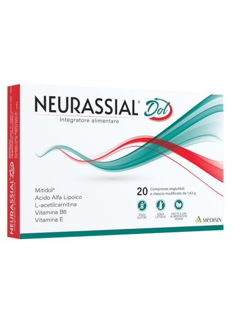 NEURASSIAL DOL 20 COMPRESSE DEGLUTIBILI A RILASCIO MODIFICATO NEURASSIAL DOL 20 COMPRESSE DEGLUTIBILI A RILASCIO MODIFICATO