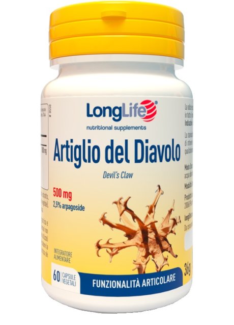 LONGLIFE ARTIGLIO DEL DIAVOLO 2% 60 CAPSULE LONGLIFE ARTIGLIO DEL DIAVOLO 2% 60 CAPSULE