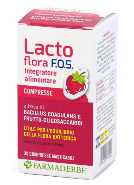 LACTO FLORA FOS 30CPR MASTIC