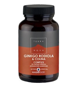 TERRANOVA GINKGO/RODIOLA/COLINA COMPLEX 50 CAPSULE