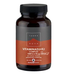 VITAMINA D3+K2 50CPS TERRANOVA