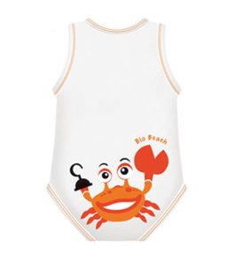 BODY 0/36M BIO COTTON SUMMER BEACH GRANCHIO