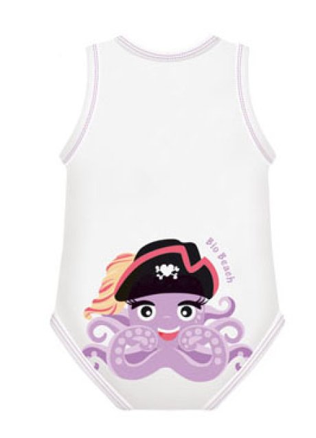 BODY 0/36M BIO COTTON SUMMER BEACH PIOVRA