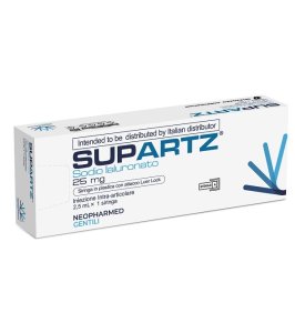 SUPARTZ INIEZIONI INTRA-ARTICOLARI 5 SIRINGHE PRERIEMPITE DA 2,5 ML